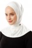 Sportif Cross - Creme Praktisch Viscose Hijab