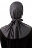 Sportif Cross - Dunkelgrau Praktisch Viscose Hijab