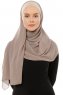 Alara Plain - Helltaupe One Piece Chiffon Hijab