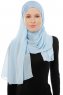 Alara Cross - Hellblau One Piece Chiffon Hijab