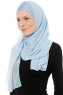 Alara Cross - Hellblau One Piece Chiffon Hijab