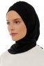Isra Plain - Schwarz One-Piece Viscose Hijab