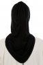 Isra Plain - Schwarz One-Piece Viscose Hijab