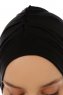 Isra Plain - Schwarz One-Piece Viscose Hijab