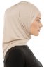 Isra Plain - Helltaupe One-Piece Viscose Hijab