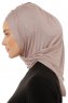 Isra Plain - Steingrau One-Piece Viscose Hijab