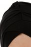 Isra Cross - Schwarz One-Piece Viscose Hijab