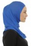 Hanfendy Plain Logo - Blau One-Piece Hijab