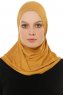 Hanfendy Cross Logo - Senf One-Piece Hijab