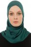 Hanfendy Cross Logo - Dunkelgrün One-Piece Hijab