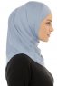 Micro Plain - Hellblau One-Piece Hijab