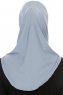 Micro Plain - Hellblau One-Piece Hijab