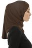 Micro Cross - Braun One-Piece Hijab