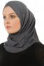 Micro Cross - Anthrazit One-Piece Hijab