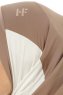 Esin - Dunkeltaupe & Creme & Helltaupe One-Piece Hijab