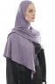 Ajda – Dunkelviolett Hijab Mit Reißverschluss