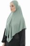 Ajda – Grün Hijab Mit Reißverschluss