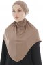 Sefa - Dunkeltaupe One-Piece Al Amira Hijab