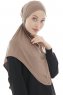 Sefa - Dunkeltaupe One-Piece Al Amira Hijab