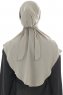 Ebrar - Sand Crepe Chiffon Al Amira Hijab