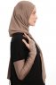 Azize - Dunkeltaupe Pro Scarf Sport Hijab Set