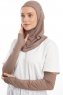 Bayda - Dunkeltaupe Pro Sport Hijab Set