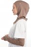 Bayda - Dunkeltaupe Pro Sport Hijab Set