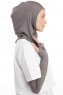 Bayda - Dunkelgrau Pro Sport Hijab Set