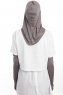 Bayda - Dunkelgrau Pro Sport Hijab Set