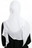 Eylem - Weiß One Piece Chiffon Hijab