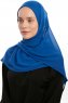 Eylem - Blau One Piece Chiffon Hijab