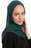 Eylem - Dunkelgrün One Piece Chiffon Hijab