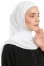 Sahar - Weiß One Piece Chiffon Hijab