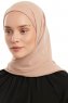 Sahar - Beige One Piece Chiffon Hijab