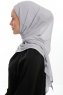 Sahar - Hellgrau One Piece Chiffon Hijab