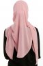 Sahar - Dunkelrosa One Piece Chiffon Hijab