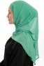 Sahar - Emerald One Piece Chiffon Hijab