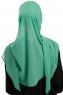 Sahar - Emerald One Piece Chiffon Hijab