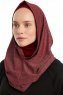 Taliah - Bordeaux One Piece Hijab
