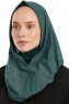 Taliah - Dunkelgrün One Piece Hijab
