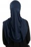 Vesile - Navy Blau One-Piece Hijab