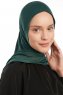 Vesile - Dunkelgrün One-Piece Hijab
