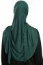 Vesile - Dunkelgrün One-Piece Hijab