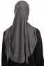 Vesile - Dunkelgrau One-Piece Hijab