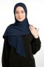 Nermin - Navy Blau Sandy Scarfs Hijab