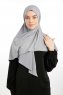 Nermin - Hellgrau Sandy Scarfs Hijab