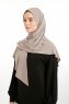 Nermin - Steingrau Sandy Scarfs Hijab