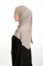 Nermin - Steingrau Sandy Scarfs Hijab