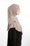Nermin - Steingrau Sandy Scarfs Hijab