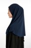 Ilay - Navy Blau Sandy Turban Hijab